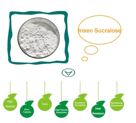 HPLC Food Grade Additives Sweetener Sucralose Powder For Vape E Liquid